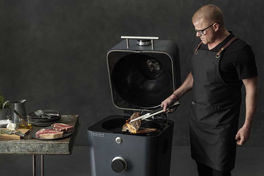 Everdure 4k Gas BBQ designed by Heston Blumenthal